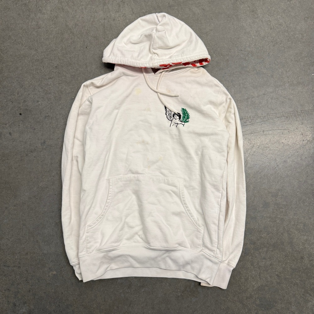 Palace Skateboards Tropical Cherub Hoodie White Mens Size Medium Streetwear